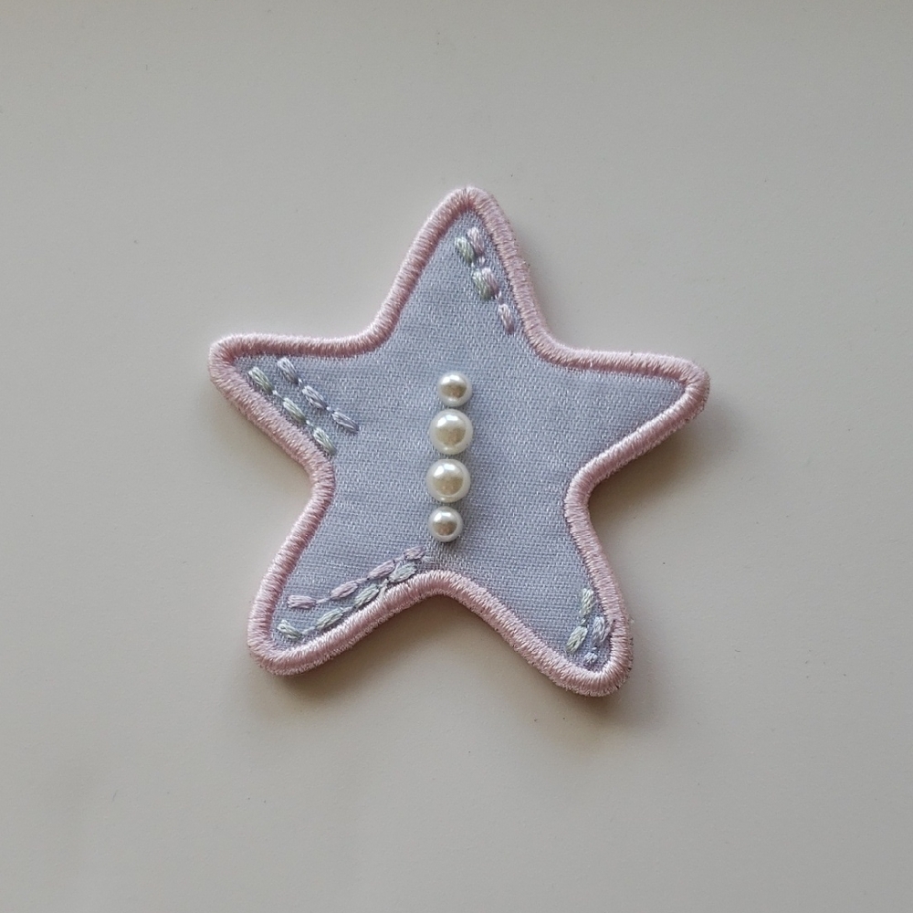 Stoney Clover Lane Pink and Purple Starfish Patch